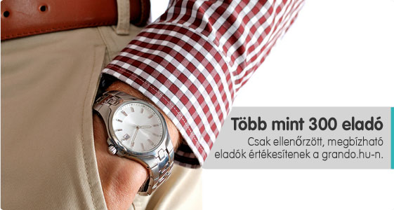 Több mint 300 eladó - Csak ellenőrzött, megbízható eladók értékesítenek a grando.hu-n.